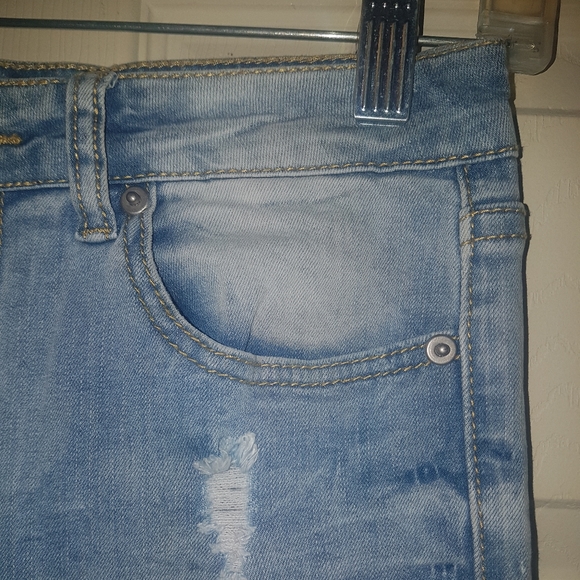 Jella Couture Embroidered Blue Jeans - Picture 4 of 16